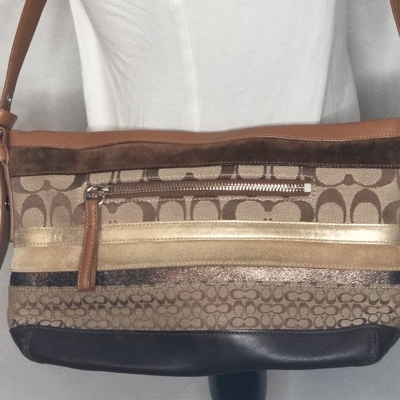 Coach Striped Patchwork - Picture 3 of 9